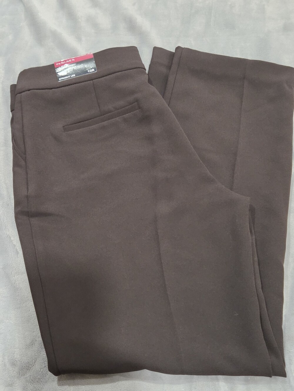 Investments Women's Dark Brown Straight-Leg Trousers
